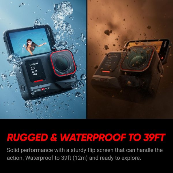 Insta360 Ace Pro 2-8K Waterproof Action Camera Co-Engineered with Leica, 1/1.3" Sensor, Dual AI Chip, Leading Low Light, Superior Audio, Flip Screen & AI Editing for Vlogs, Motorcycling & More - Image 8