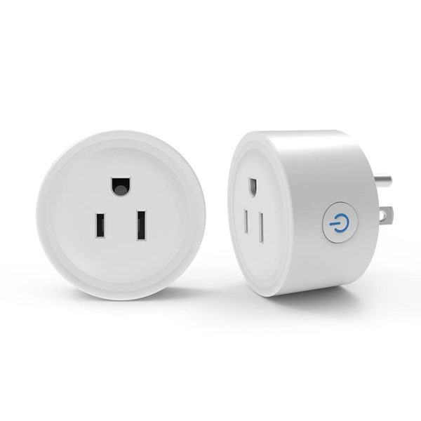 Smart Plug Simple Set Up with One Voice Command, APP Remote Control，Voice Control, Timer, Stable Connection, Bluetooth Mesh，Two Pack, White
