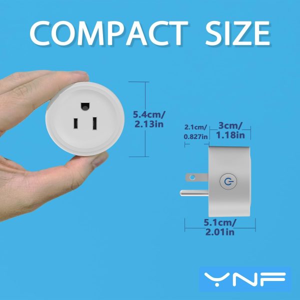Smart Plug, Simple Setup with One Voice Command, Works with Alexa Only, Remote Control with Timer Function, Bluetooth Mesh Outlet, Alexa Echo Required （2 Pack） - Image 7
